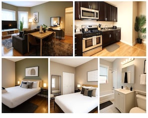 3 bedrooms, iron/ironing board, travel cot, WiFi
