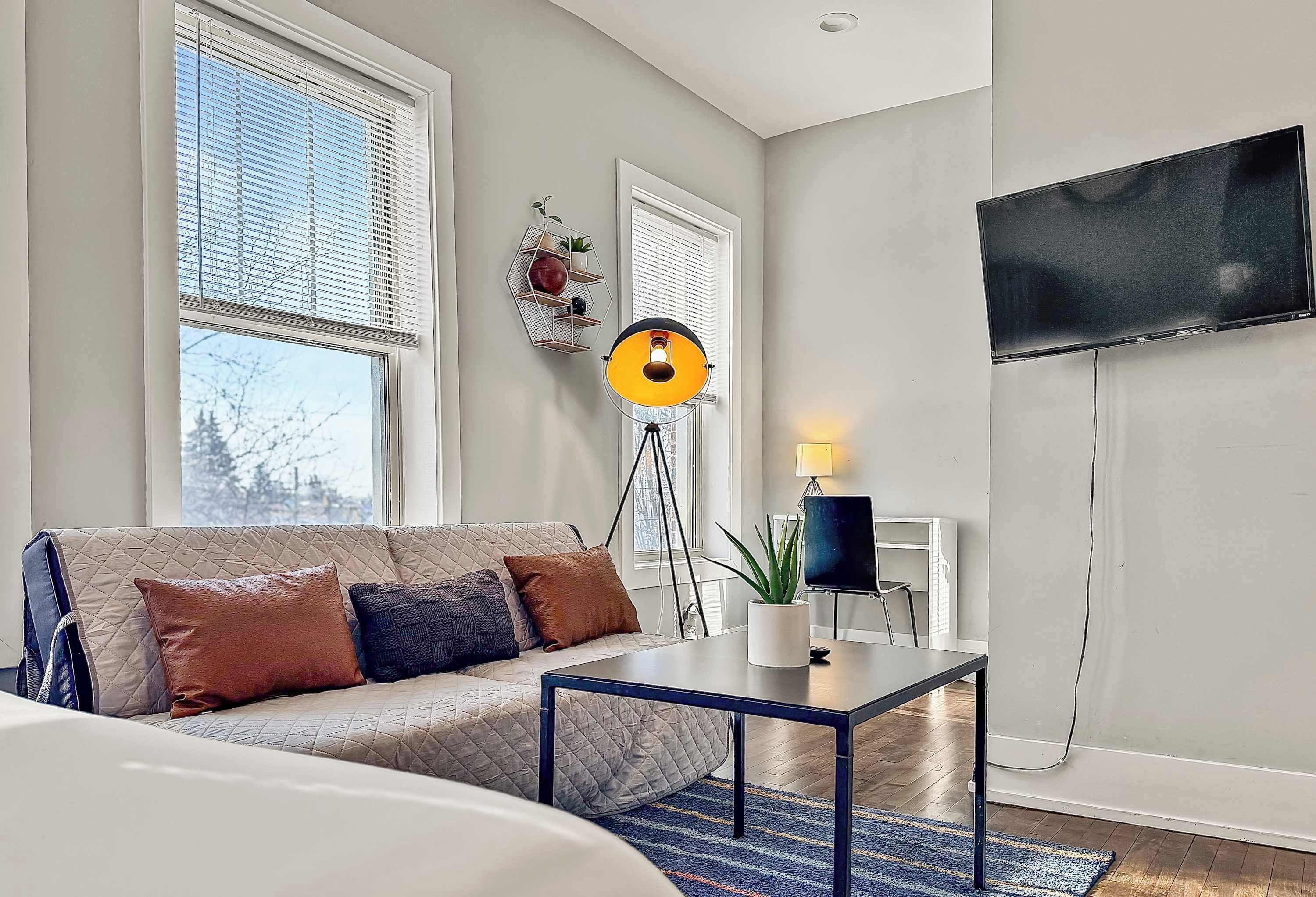 Televisie en een kantoor