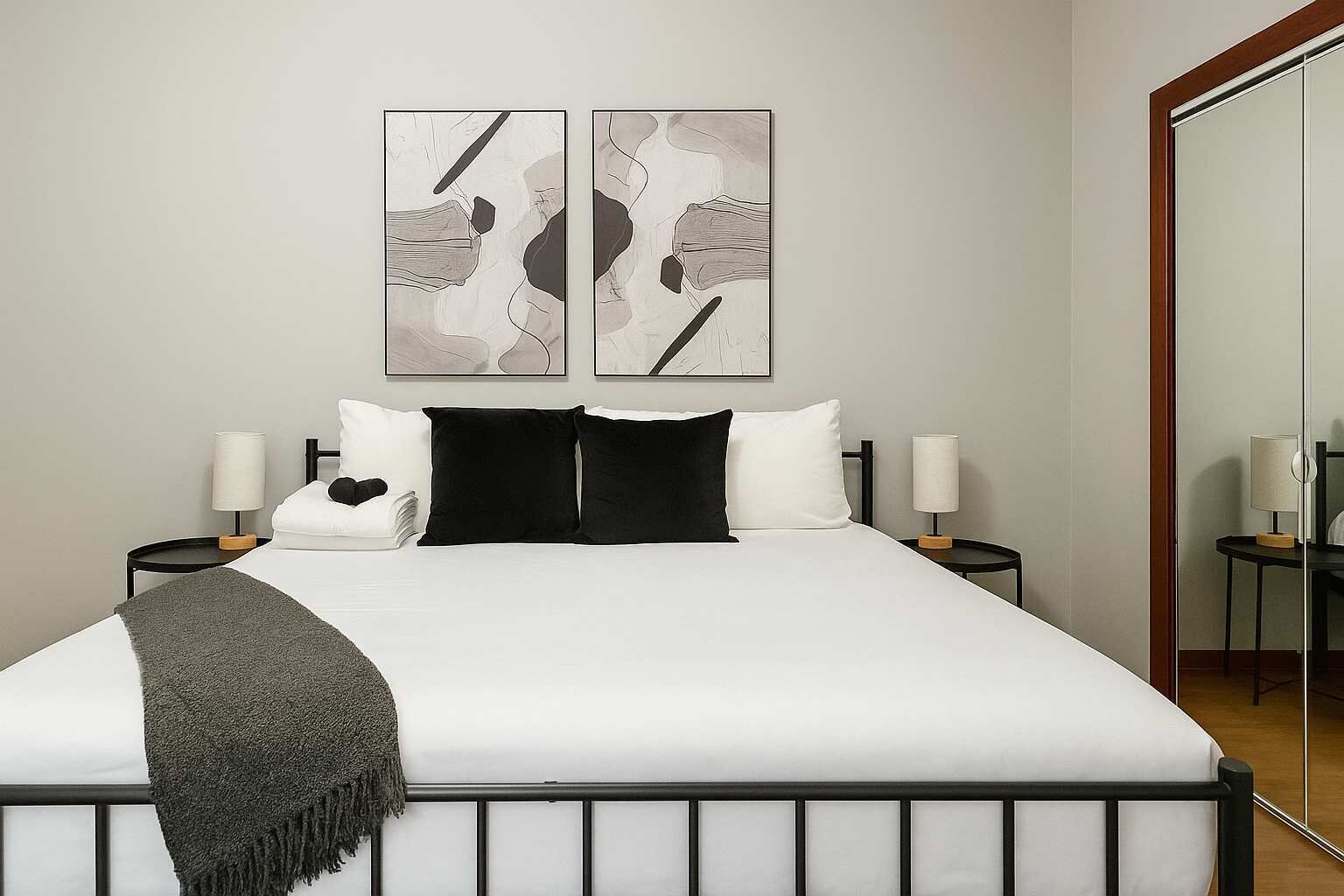 2 室のベッドルーム、アイロン / アイロン台、旅行用ベビーベッド、WiFi