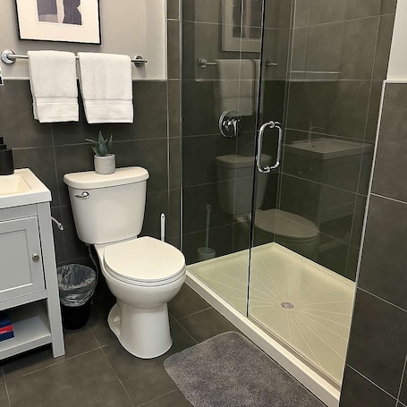 Shower, hair dryer. Urban Comfort • 2BR in West Town