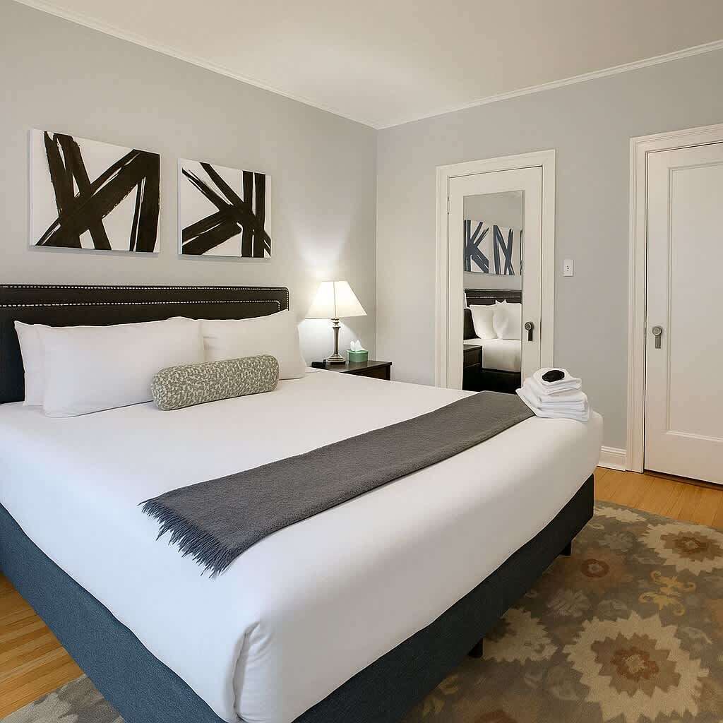 1 間睡房、熨斗/熨衫板、Wi-Fi、床單