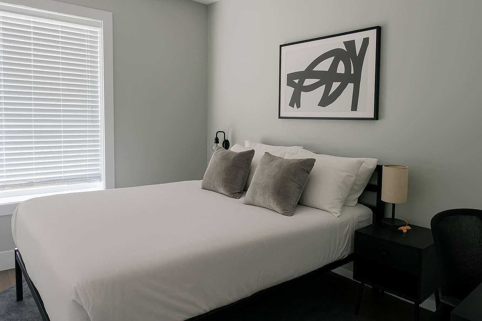 2 habitaciones, tabla de planchar con plancha, wifi y ropa de cama 