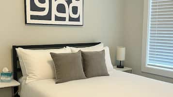 2 chambres, fer et planche Ă repasser, Wi-Fi, draps fournis