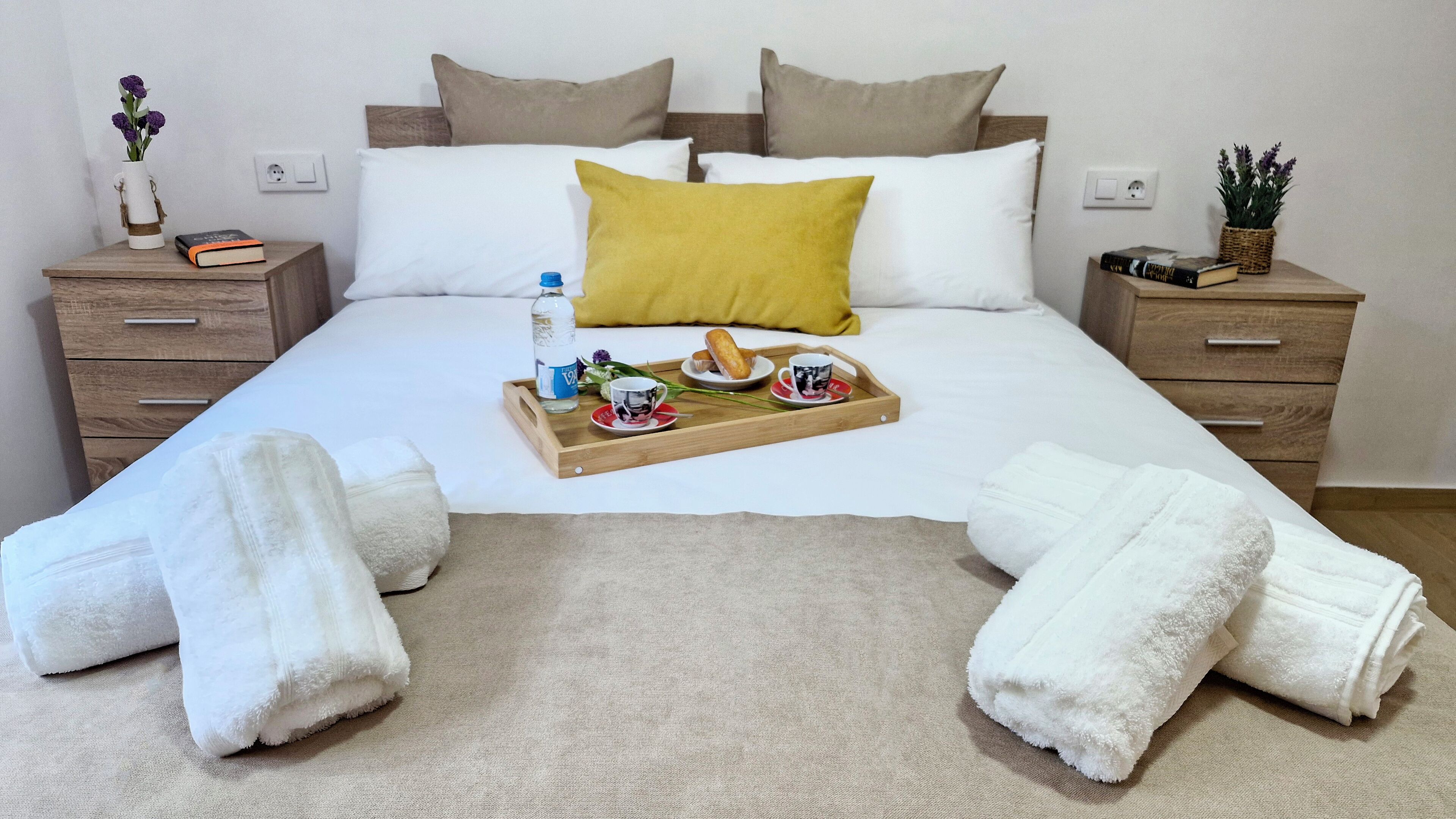 2 slaapkamers, een strijkplank/strijkijzer, reisbedje, gratis wifi