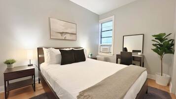 1 bedroom, iron/ironing board, travel crib, WiFi