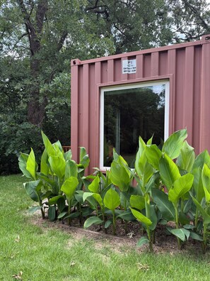 Exterior detail - Container Home Experience on Ranch by Lake Ray Roberts! (Pilot Point)