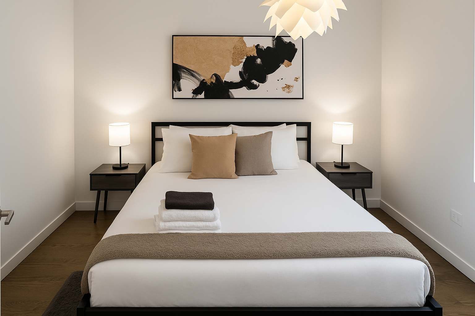 1 chambre, fer et planche à repasser, Wi-Fi, draps fournis