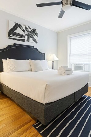 1 bedroom, iron/ironing board, travel crib, WiFi