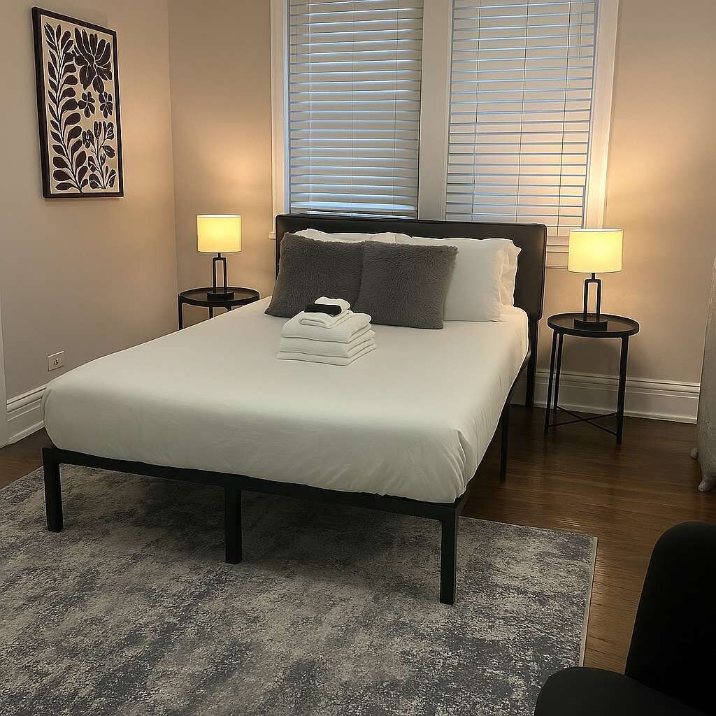 Fer et planche à repasser, lit parapluie, Wi-Fi, draps fournis