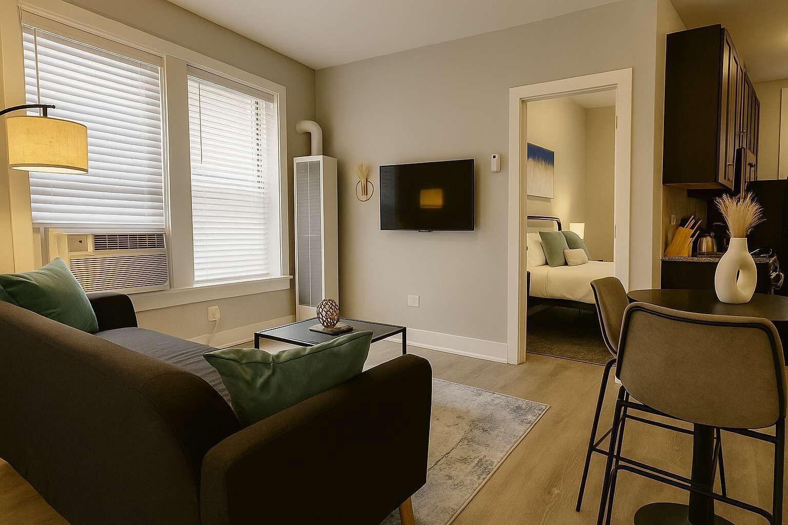 1 bedroom, WiFi, bed sheets