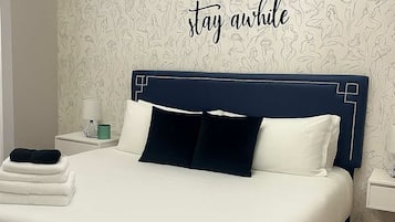 2 bedrooms, iron/ironing board, travel crib, WiFi
