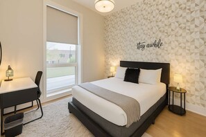 1 bedroom, iron/ironing board, travel crib, WiFi