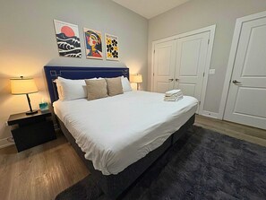 3 bedrooms, iron/ironing board, travel cot, WiFi