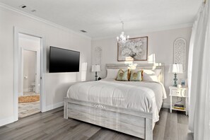 5 bedrooms, iron/ironing board, travel crib, free WiFi