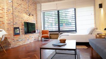 Superior-Apartment | 1 Schlafzimmer, Bügeleisen/Bügelbrett, kostenloses WLAN