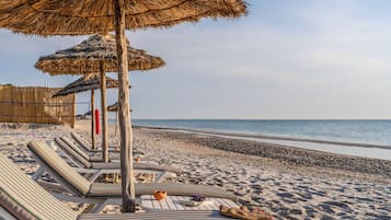 Plage privée, bar de plage