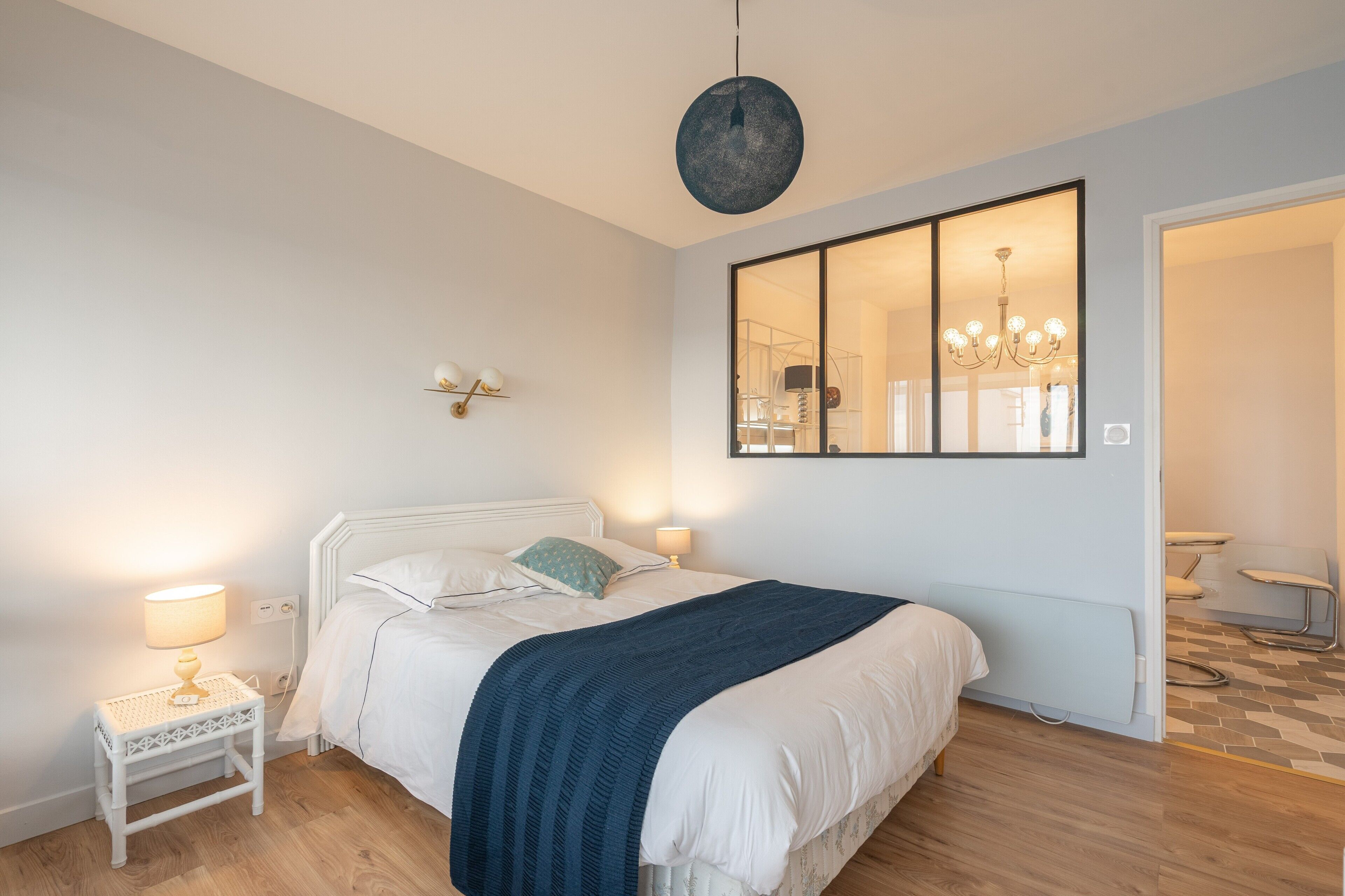 2 bedrooms, iron/ironing board, free WiFi, bed sheets