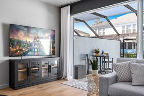 Smart TV, video games, ping pong