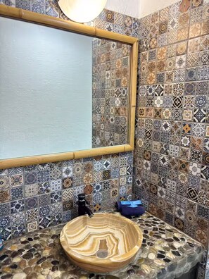 Towels, soap, toilet paper