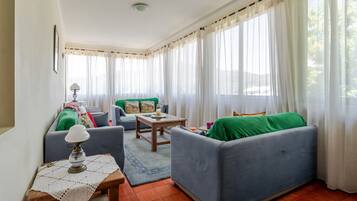 Télévision, cheminée