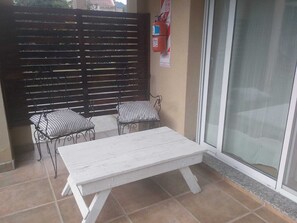 Studio, 1 makuuhuone, tupakointi sallittu, patio | Parveke