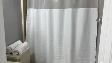 Towels, soap, toilet paper