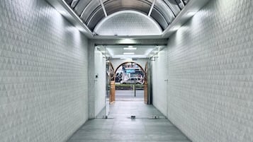 Interior entrance