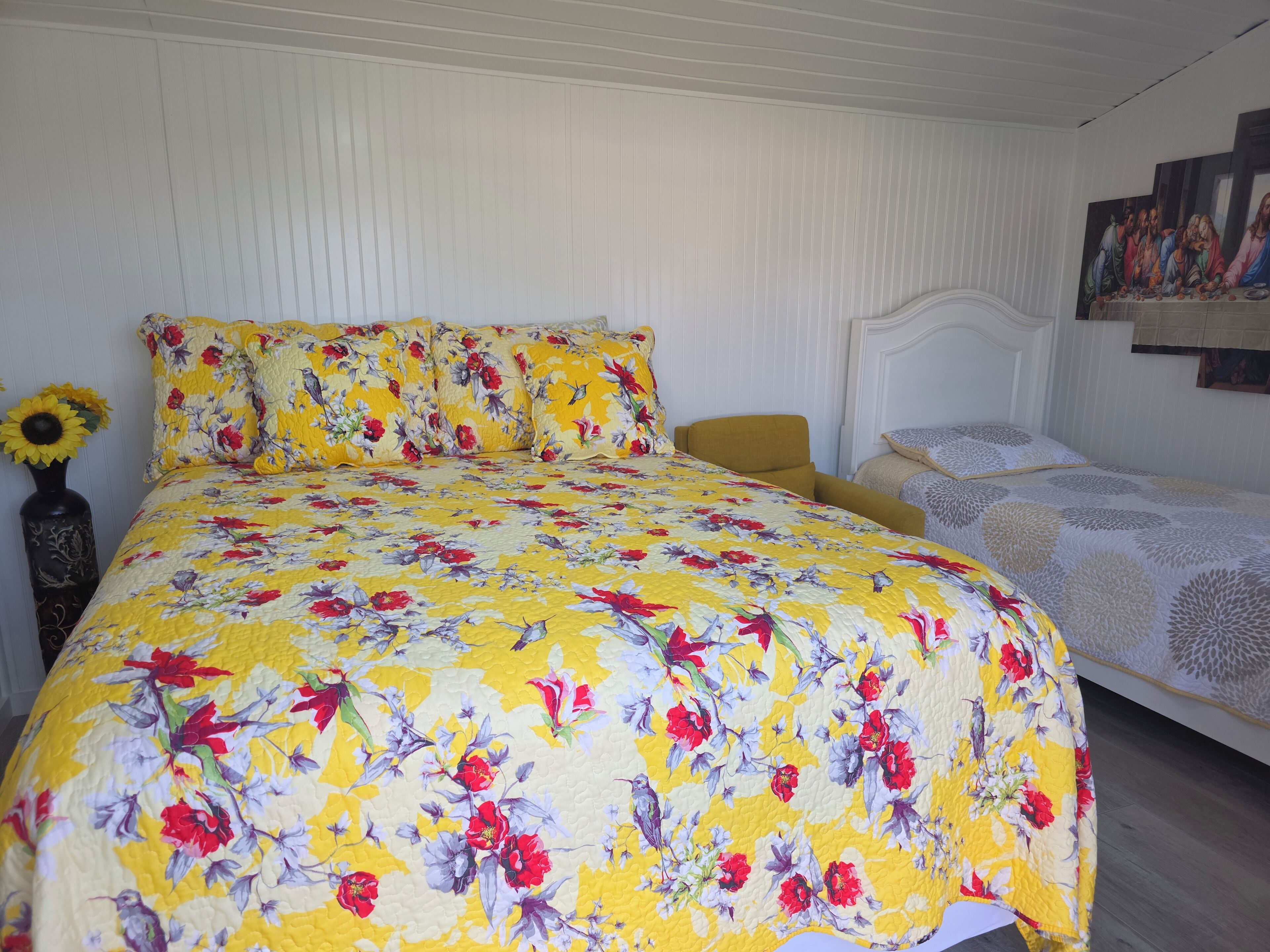 1 chambre, accès au Wi-Fi (inclus), literie fournie
