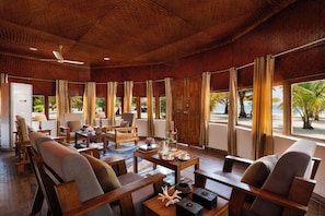 Premium Suite, Sea View | Living area - Bangaram Island Resort - Ihcl Seleqtions, Lakshadweep (Bangaram Island)