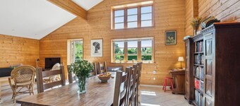 Cozy holiday home near the fjord and bathing pier