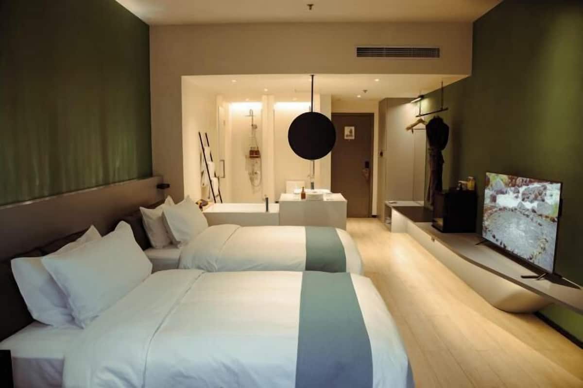 In-room safe, blackout drapes, soundproofing, iron/ironing board