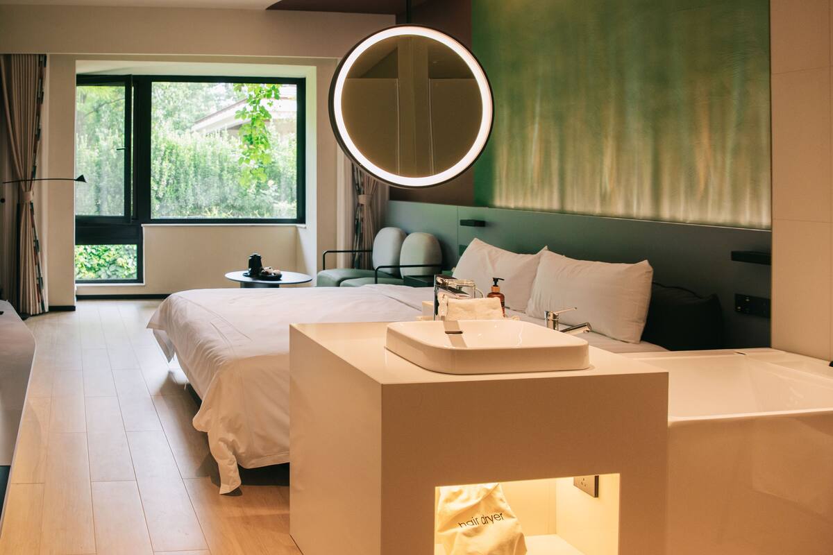 Comfort Double Room | In-room safe, blackout drapes, soundproofing, iron/ironing board