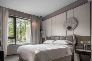 Deluxe-suite - søudsigt | Premium-sengetøj, dundyner, individuelt design, individuel indretning