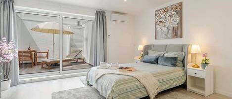 1 chambre, fer et planche à repasser, Wi-Fi gratuit, draps fournis