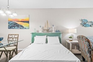 1 Schlafzimmer, Reisekinderbett, kostenloses WLAN, Bettwäsche