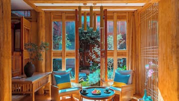 Lobby sitting area