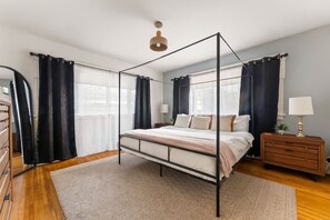 4 habitaciones, tabla de planchar con plancha y wifi gratis 
