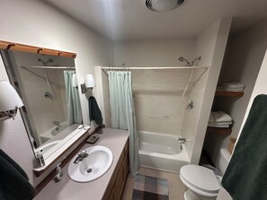 Towels, soap, toilet paper