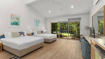 Family Studio Apartment | Individually decorated, individually furnished, cribs/infant beds