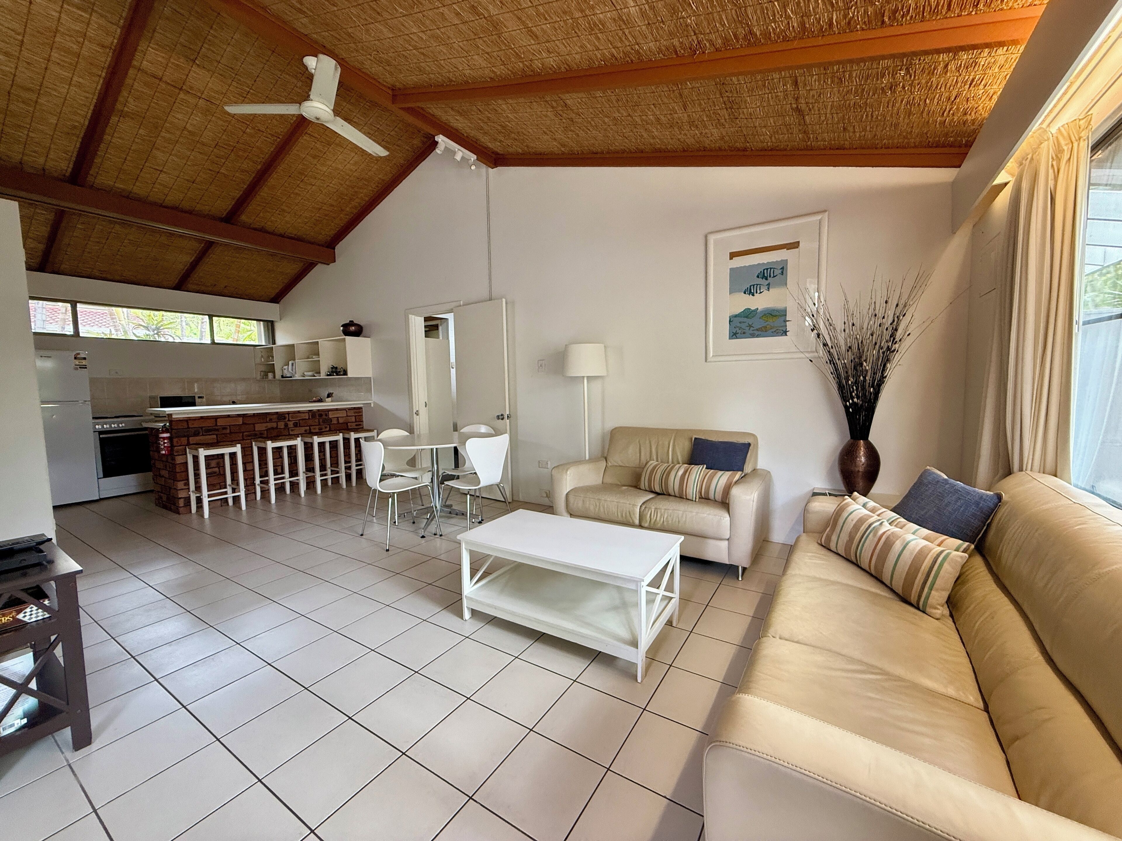 Economy Apartment, 2 Bedrooms | Living area | Flat-screen TV