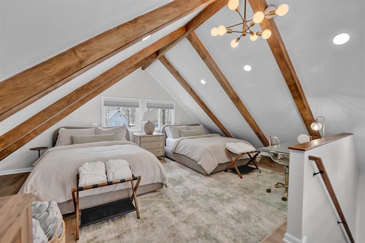 3 sovrum, skrivbord, strykjärn/strykbräda och gratis wi-fi