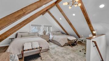 3 sovrum, skrivbord, strykjärn/strykbräda och gratis wi-fi