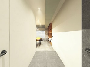 Desk, laptop workspace, free WiFi