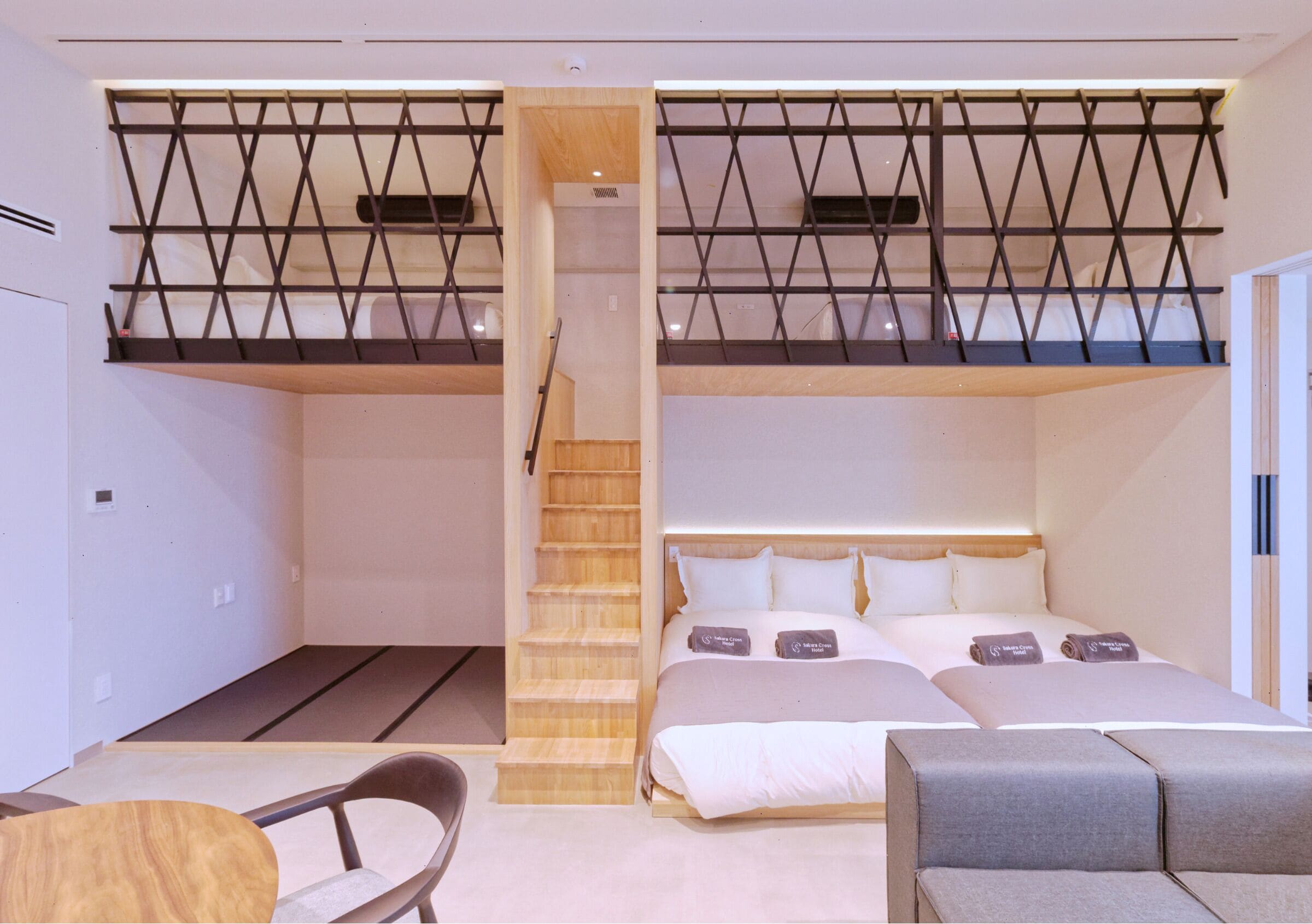 Premium Family Suite Max8 Comfort4 with Steam Sauna, Non Smoking | Desk, laptop workspace, blackout drapes, free WiFi