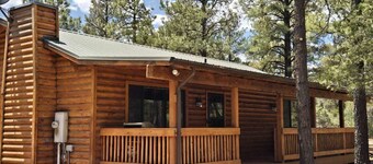 Charming remodeled family cabin room for 8 nestled in the woods & near lakes