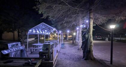 Traditional Tiny Wood Cottage #23 Camping style Cottages 5 minutes to the beach!