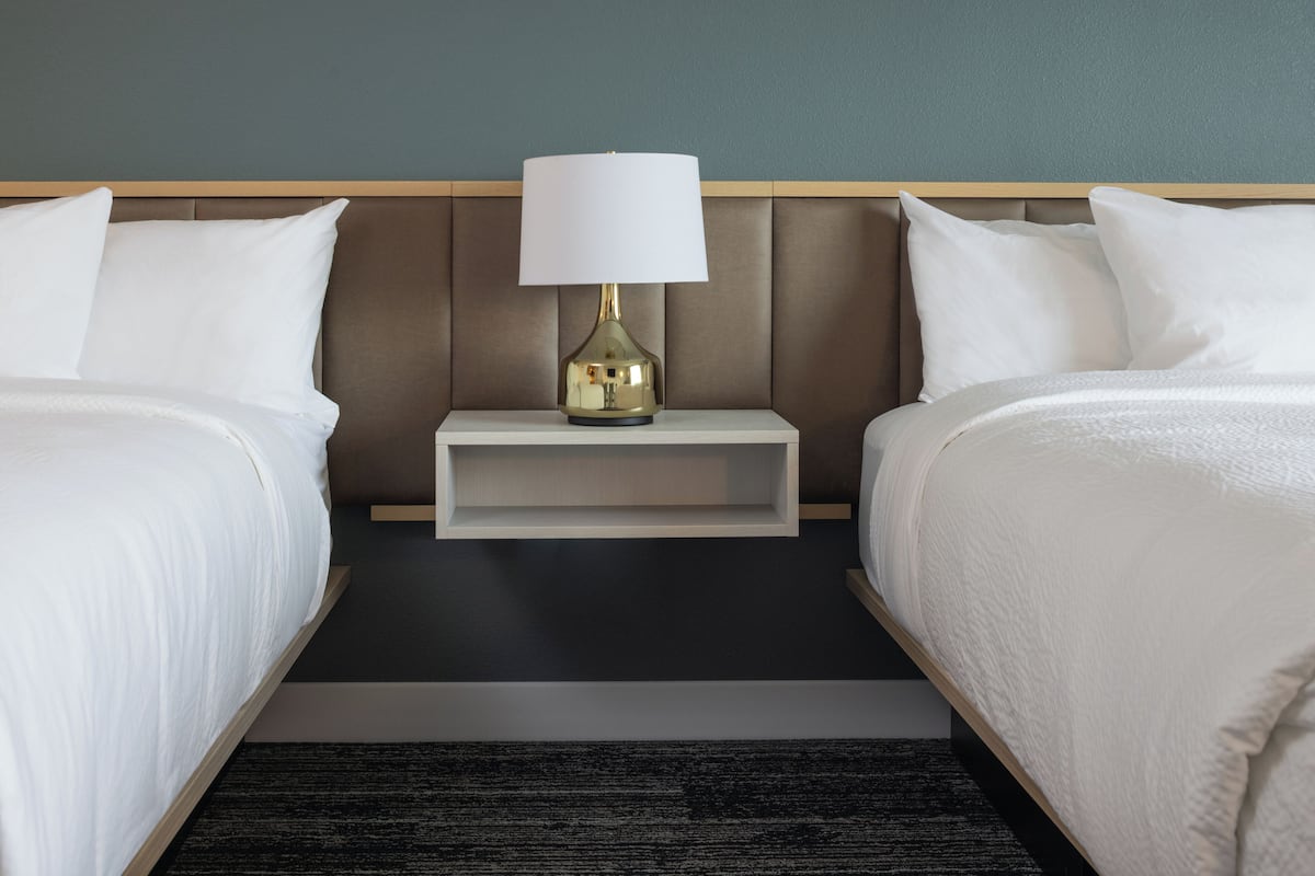 Blackout drapes, iron/ironing board, free WiFi, bed sheets