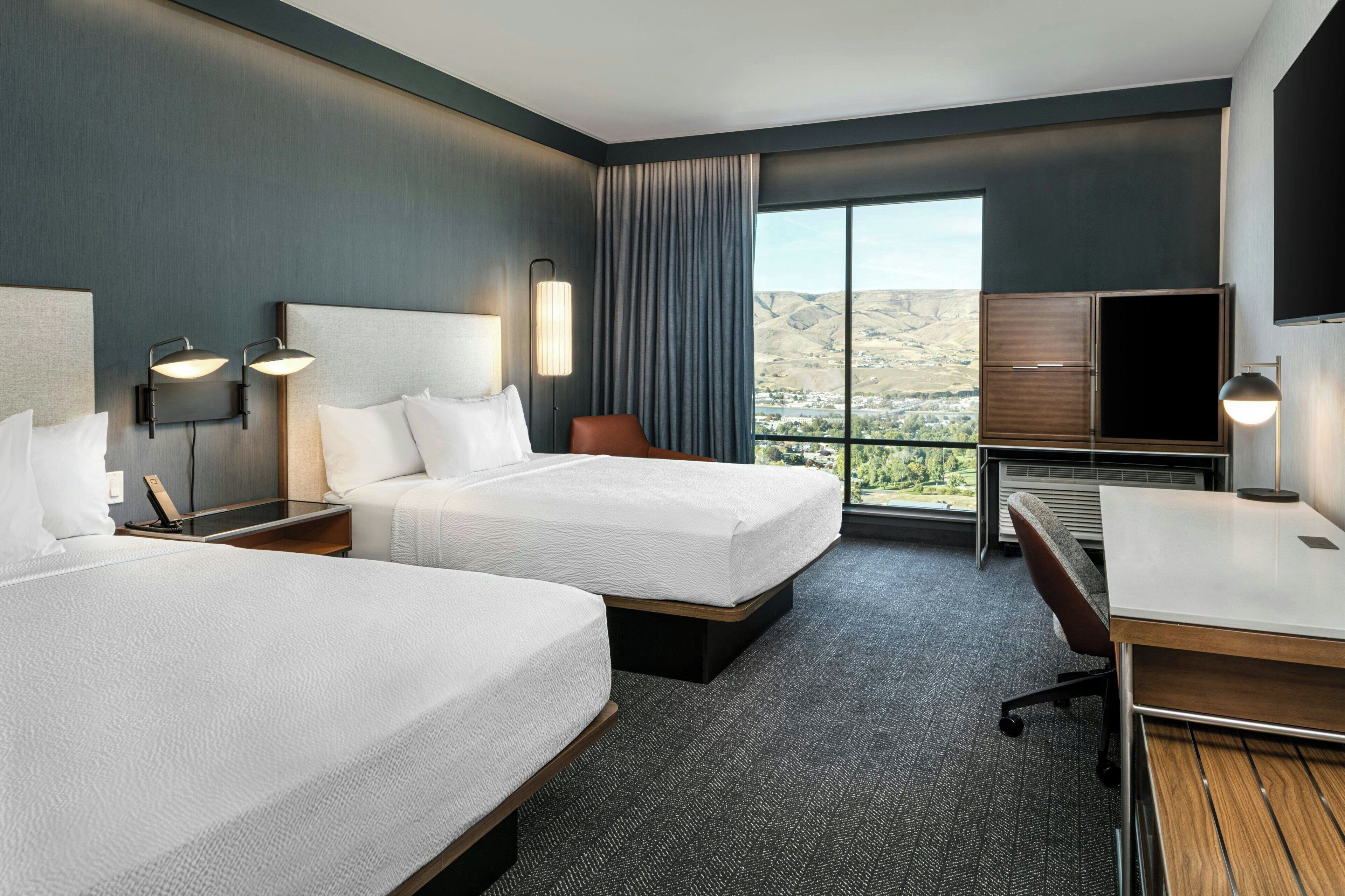 Blackout drapes, iron/ironing board, free WiFi, bed sheets