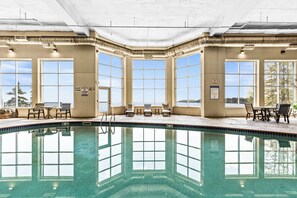 Indoor pool, outdoor pool