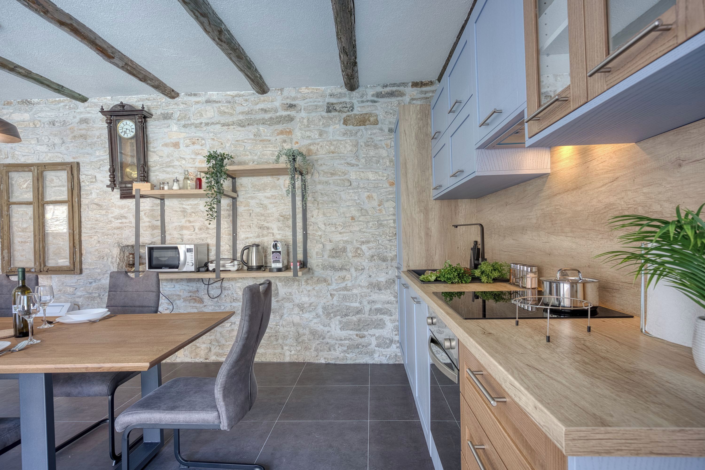 Luxury Villa, Multiple Bedrooms, 2 Bathrooms (Villa Galant with Pool and Sauna) | Private kitchen | Fridge, microwave, oven, stovetop